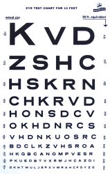 Eye Chart, Illuminated Snellen, 14'X9', 10' Distance, GRAFCO (1/EA)  by Graham Field  ID 1264